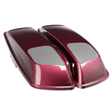6x9" Speaker Lids for Harley-Davidson Saddlebags (2014-2023) Billiard Burgundy