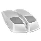 6x9" Speaker Lids for Harley-Davidson Saddlebags (2014-2023) Barracuda Silver