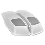 6x9" Speaker Lids for Harley-Davidson Saddlebags (2014-2023) Billet Silver