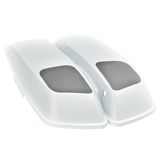 6x9" Speaker Lids for Harley-Davidson Saddlebags (2014-2023) Crushed Ice Pearl