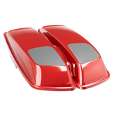 6x9" Speaker Lids for Harley-Davidson Saddlebags (2014-2023) Fire Red Pearl