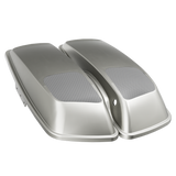 6x9" Speaker Lids for Harley-Davidson Saddlebags (2014-2023) Industrial Gray Denim