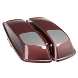 6x9" Speaker Lids for Harley-Davidson Saddlebags (2014-2023) Midnight Crimson