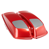 6x9" Speaker Lids for Harley-Davidson Saddlebags (2014-2023) Red Hot Sunglo