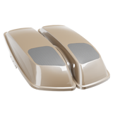 6x9" Speaker Lids for Harley-Davidson Saddlebags (2014-2023) River Rock Gray