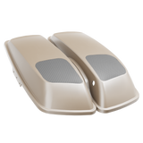 6x9" Speaker Lids for Harley-Davidson Saddlebags (2014-2023) River Rock Gray Denim