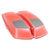 6x9" Speaker Lids for Harley-Davidson Saddlebags (2014-2023) Wicked Red Denim