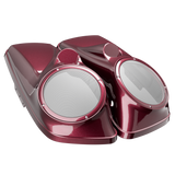 8" / 8.8" Speaker Lids for Harley-Davidson Saddlebags (2014-2023) Billiard Burgundy