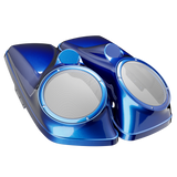 8" / 8.8" Speaker Lids for Harley-Davidson Saddlebags (2014-2023) Blue Max