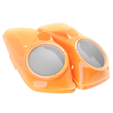 8" / 8.8" Speaker Lids for Harley-Davidson Saddlebags (2014-2023) Baja Orange
