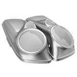 8" / 8.8" Speaker Lids for Harley-Davidson Saddlebags (2014-2023) Charcoal Denim