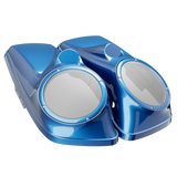 8" / 8.8" Speaker Lids for Harley-Davidson Saddlebags (2014-2023) Daytona Blue