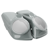 8" / 8.8" Speaker Lids for Harley-Davidson Saddlebags (2014-2023) Gunship Gray