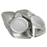 8" / 8.8" Speaker Lids for Harley-Davidson Saddlebags (2014-2023) Industrial Gray