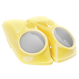 8" / 8.8" Speaker Lids for Harley-Davidson Saddlebags (2014-2023) Industrial Yellow