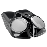 8" / 8.8" Speaker Lids for Harley-Davidson Saddlebags (2014-2023) Midnight Pearl