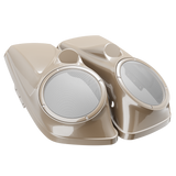 8" / 8.8" Speaker Lids for Harley-Davidson Saddlebags (2014-2023) River Rock Gray