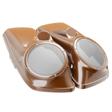 8" / 8.8" Speaker Lids for Harley-Davidson Saddlebags (2014-2023) Sumatra Brown