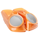 8" / 8.8" Speaker Lids for Harley-Davidson Saddlebags (2014-2023) Scorched Orange