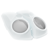 8" / 8.8" Speaker Lids for Harley-Davidson Saddlebags (2014-2023) Stone Washed White Pearl