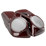 8" / 8.8" Speaker Lids for Harley-Davidson Saddlebags (2014-2023) Twisted Cherry