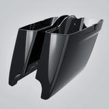 4.5" Stretched Saddlebags for Harley-Davidson (Dual) Vivid Black