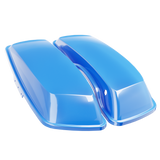 Standard Lids for Harley-Davidson Saddlebags (2014-2023) Bright Billiard Blue
