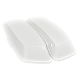 Standard Lids for Harley-Davidson Saddlebags (2014-2023) Birch White (New)