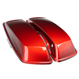 Standard Lids for Harley-Davidson Saddlebags (2014-2023) Ember Red Sunglo