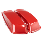 Standard Lids for Harley-Davidson Saddlebags (2014-2023) Fire Red Pearl