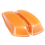 Standard Lids for Harley-Davidson Saddlebags (2014-2023) Scorched Orange