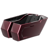 REBEL CHOPPED SADDLEBAG BOTTOMS Billiard Burgundy