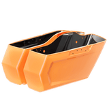 REBEL CHOPPED SADDLEBAG BOTTOMS Baja Orange