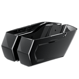 REBEL CHOPPED SADDLEBAG BOTTOMS Black Quartz