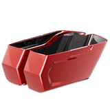 REBEL CHOPPED SADDLEBAG BOTTOMS Fire Red Pearl