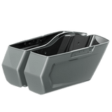 REBEL CHOPPED SADDLEBAG BOTTOMS Gunship Gray
