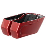 REBEL CHOPPED SADDLEBAG BOTTOMS Heirloom Red