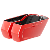 REBEL CHOPPED SADDLEBAG BOTTOMS Redline Red