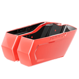 REBEL CHOPPED SADDLEBAG BOTTOMS Wicked Red