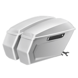 Rebel Detachable Chopped Saddlebags Barracuda Silver