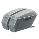 Rebel Detachable Chopped Saddlebags Gunship Gray