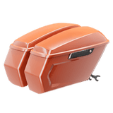 Rebel Detachable Chopped Saddlebags Red Rock