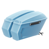 Rebel Detachable Chopped Saddlebags Sharkskin Blue